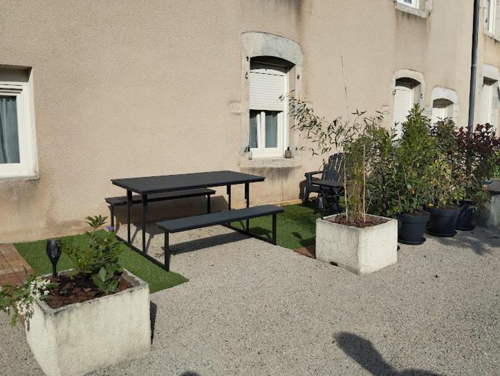 Maison De Village Appartement Rdc Avec Terrasse Gy Exterior foto